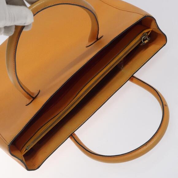 CELINE Hand Bag Leather Orange - Picture 6 of 12